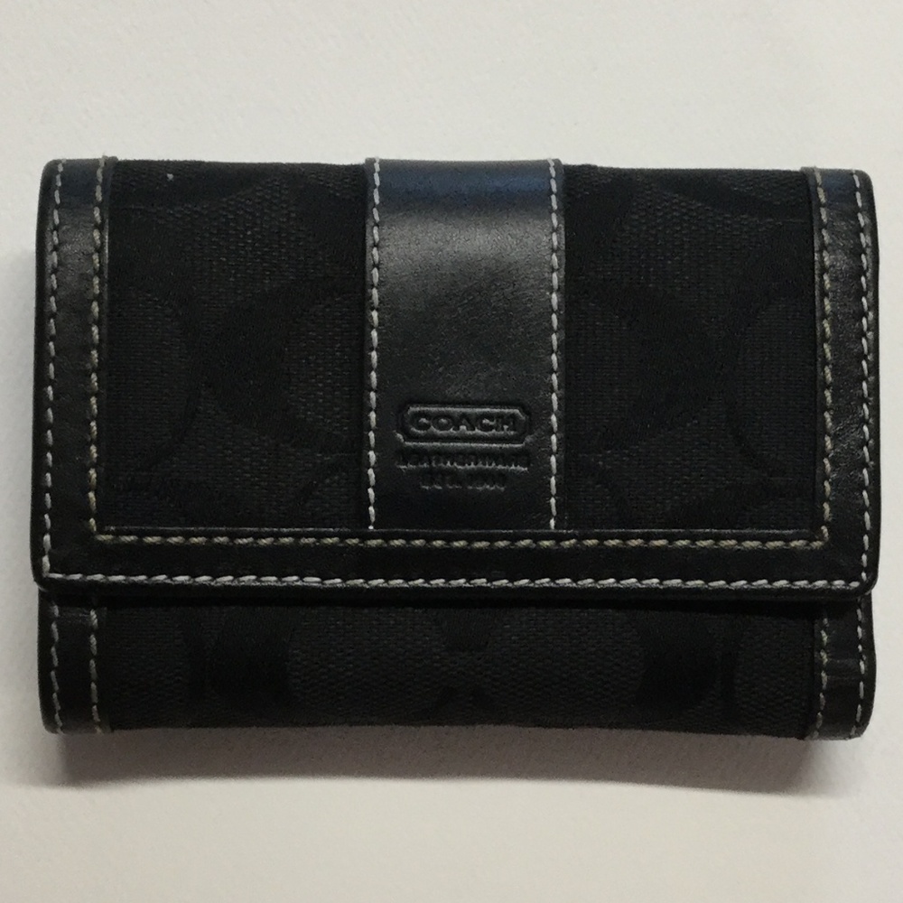 Coach Signature Logo Wallet